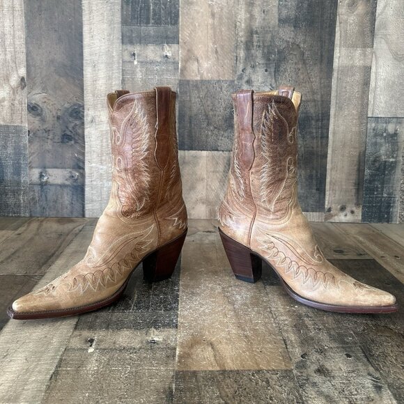 Old Gringo Pointed Toe Eagle Western Cowboy Boots Womens 9 B - Picture 4 of 12